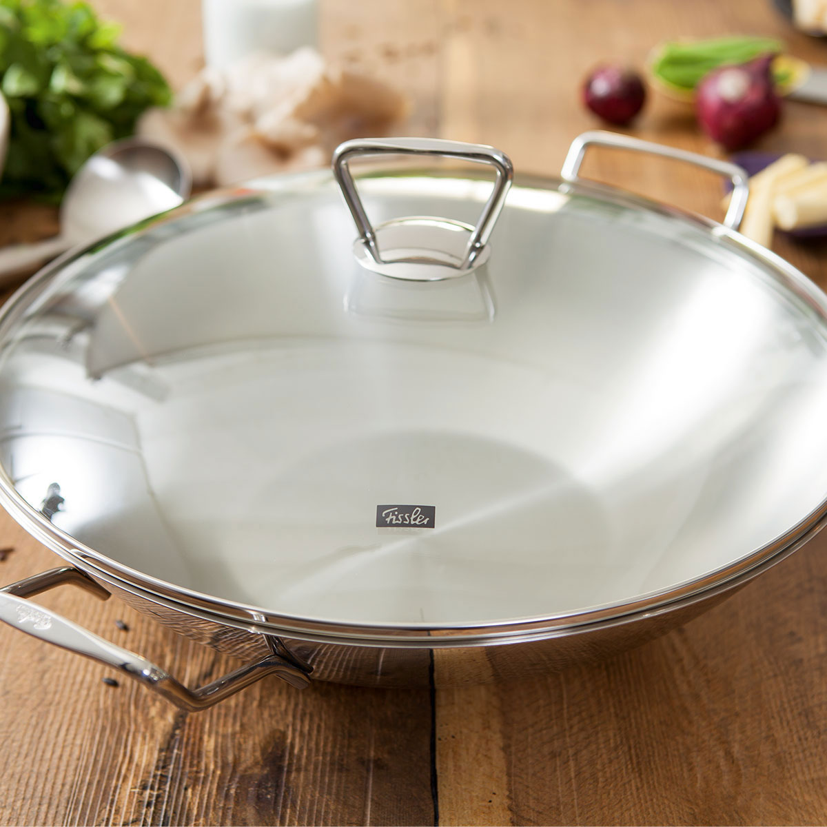 Fissler Wok 36cm m. Deckel image number 3