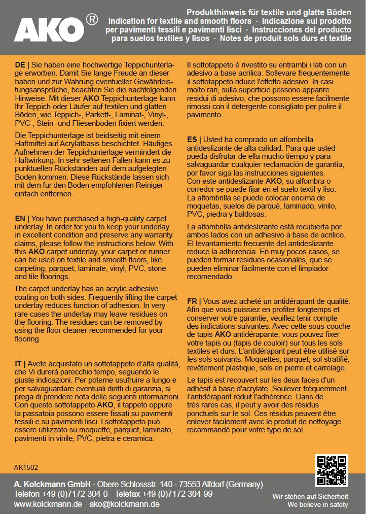 Ako Kolckmann Teppichunterlage image number 8