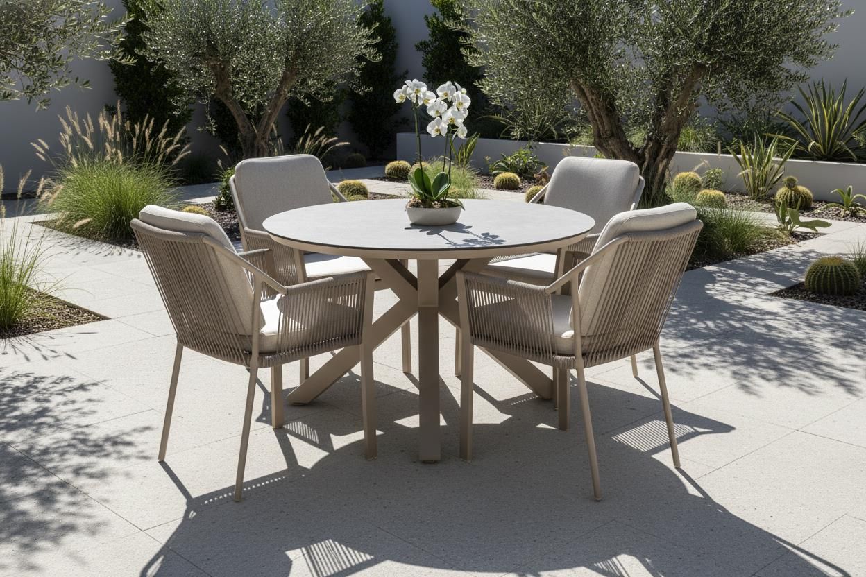 TIERRA OUTDOOR Orbital Dining Table Trespa image number 3