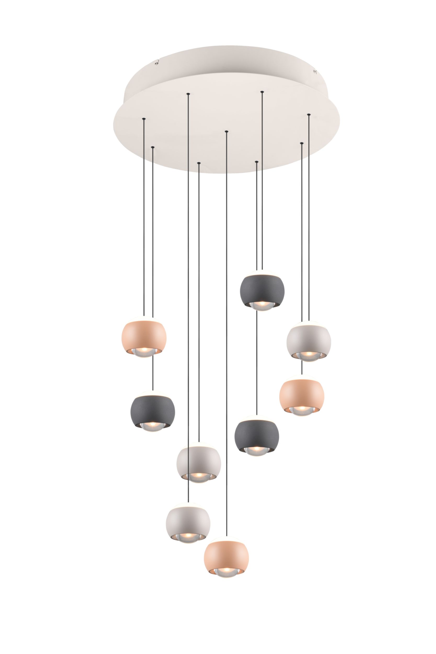 Musterring LED-Pendelleuchte 9flg image number 1