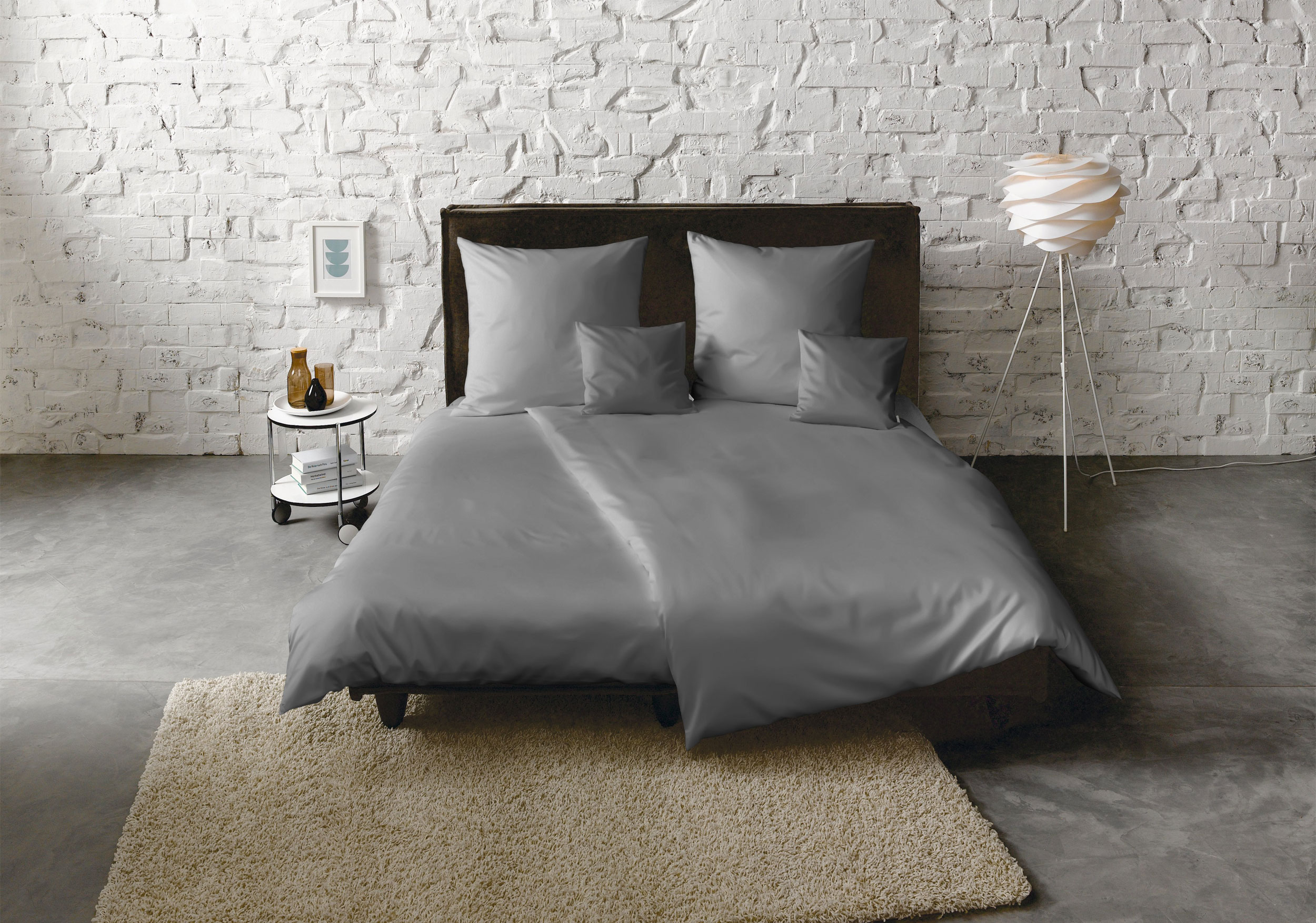 Fleuresse Uni-Satin-Kissenbezug image number 2