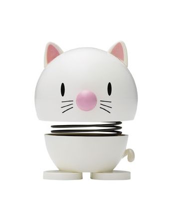 F&H Group - Hoptimist Cat - Dekofigur - Groß - Weiß