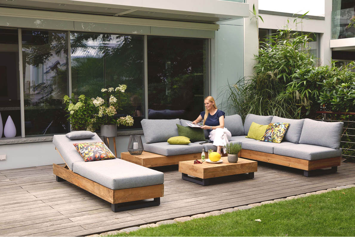 Gartenlounge Set Teak massiv image number null