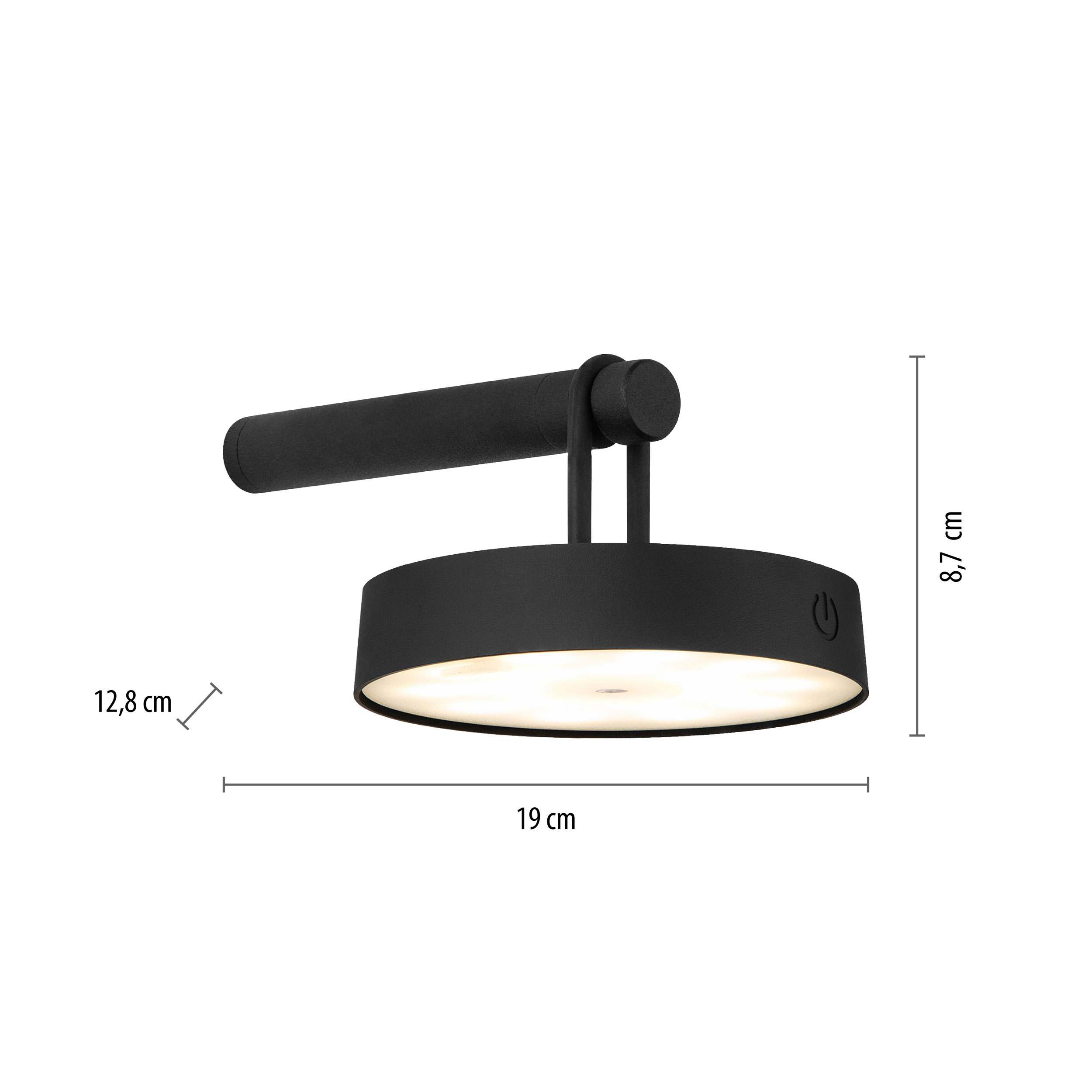 LED-Akku-Wandleuchte 1flg image number null